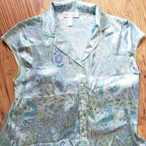 Oscar de la Renta Pink Label Pajama Set